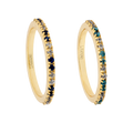 Set Anillos Diya Azules