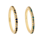Set Anillos Diya Azules