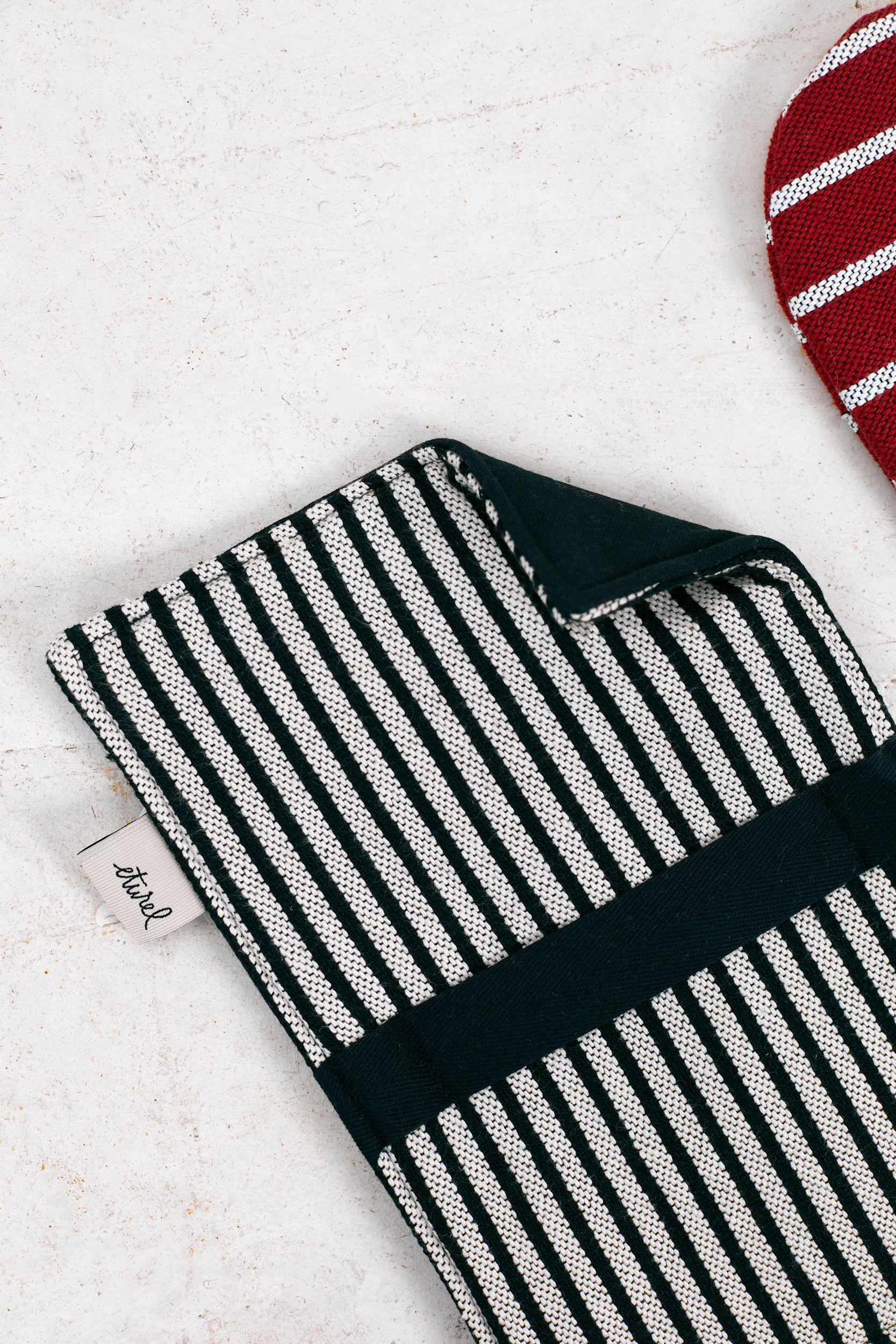 Set de horno loneta granate