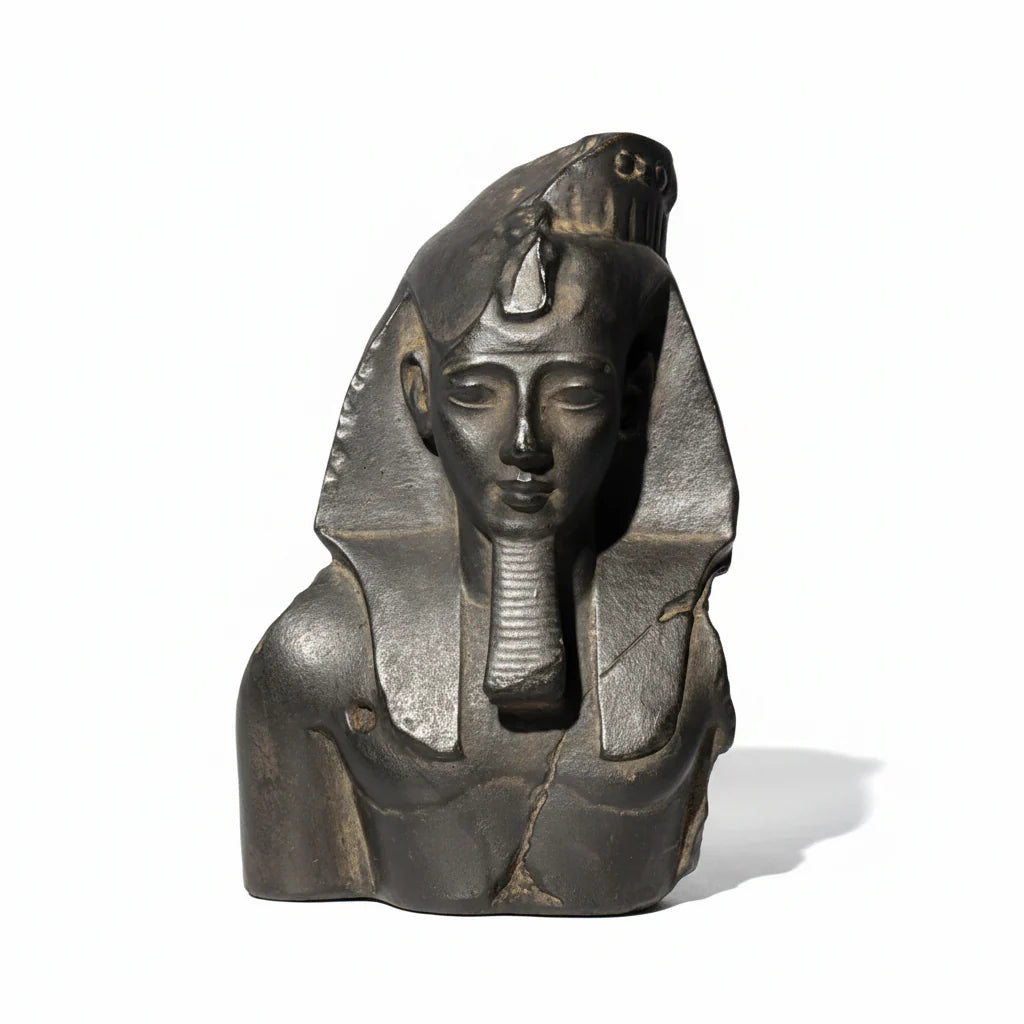 Seti II Egyptian Pharaoh Bust — Museum Replica Statue