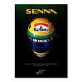 ArtZ® Only For The Driven Paintings - Ayrton Senna / 15.7 inch by 23.6 inch (40x60cm) No Frame