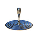 ArtZ® Stainless Steel Water Drop Sculptures - Drop & Ripples; Diameter 39 inch; Height 23 inch (100x60 cm)