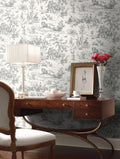 Grey Farm Toile Mural