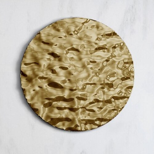 ArtZ® Stainless Steel Wall Pendant - Yellow Gold / 31.5 inch Diameter (80cm)