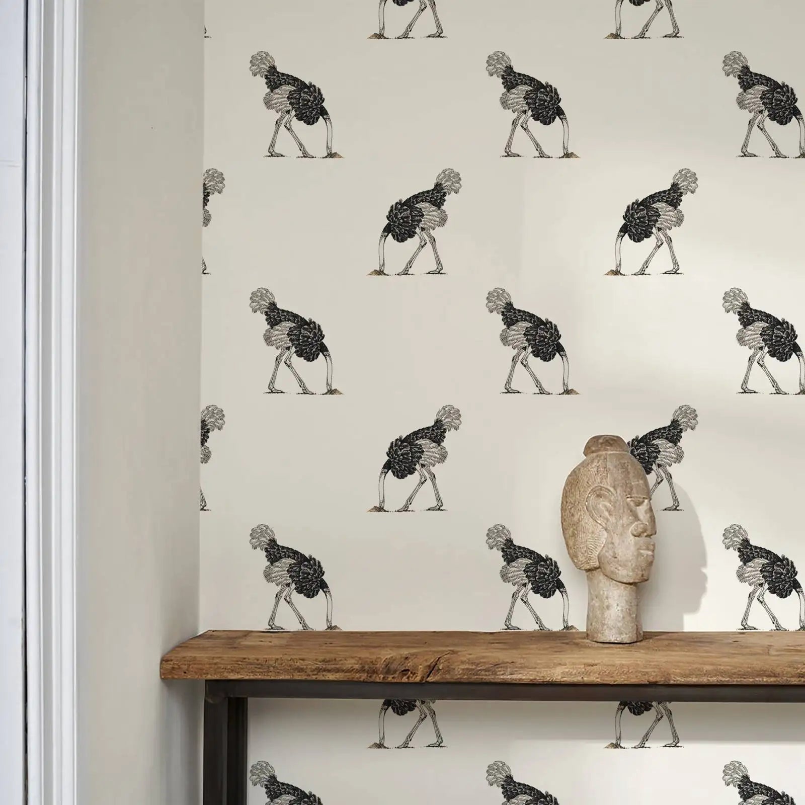 Black Ostrich Wallpaper