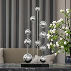 ArtZ® Mirror Orbit Stainless Steel Ball Sculpture