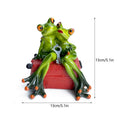 ArtZ® Most Interesting Frog In The World Sculptures - In Love 2 Frogs