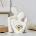 ArtZ® Forever Love Sculptures - White Set of 2 Pieces