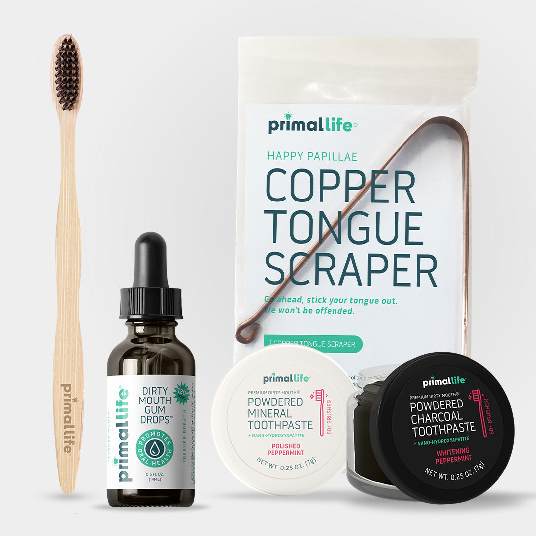 Oral Health Essentials Kit By Primal Life Organics