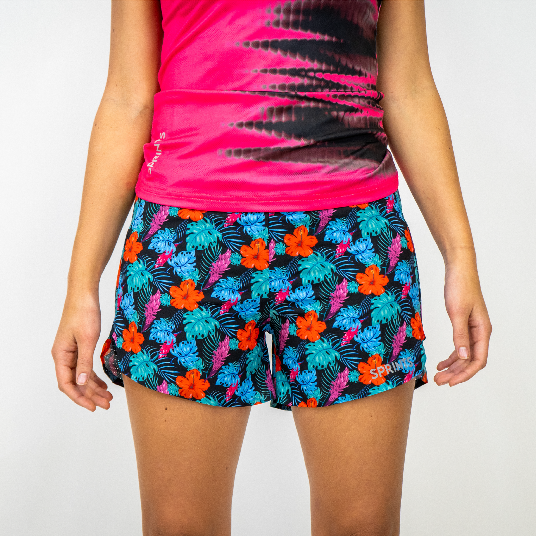 Sprints Womens Avigate 4" Mercy Short - Tropic Touchdown