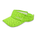 Sprints Neon Flash Reflective Green Visor (Unisex)