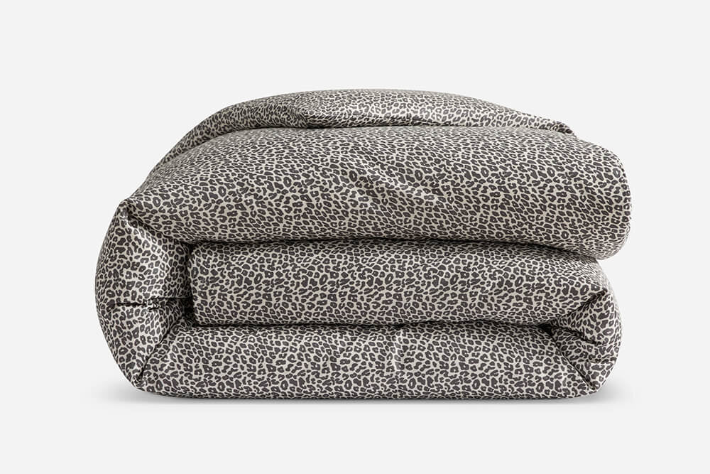 Silky Lyocell Leopard Print Duvet Cover