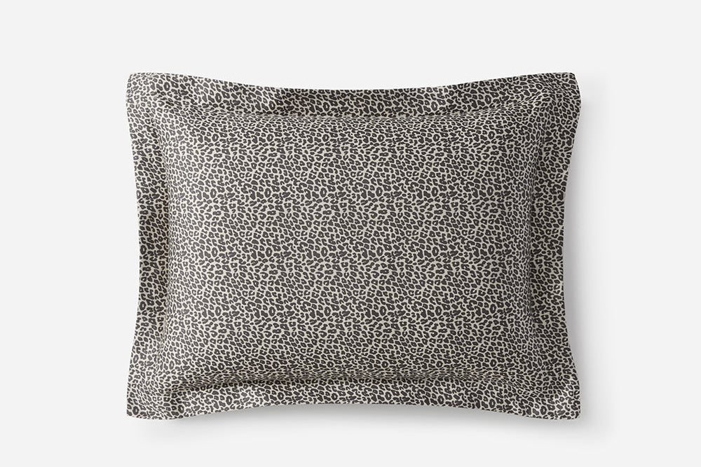 Silky Lyocell Leopard Print Sham Set