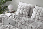 Silky Lyocell Puff Throw Pillow