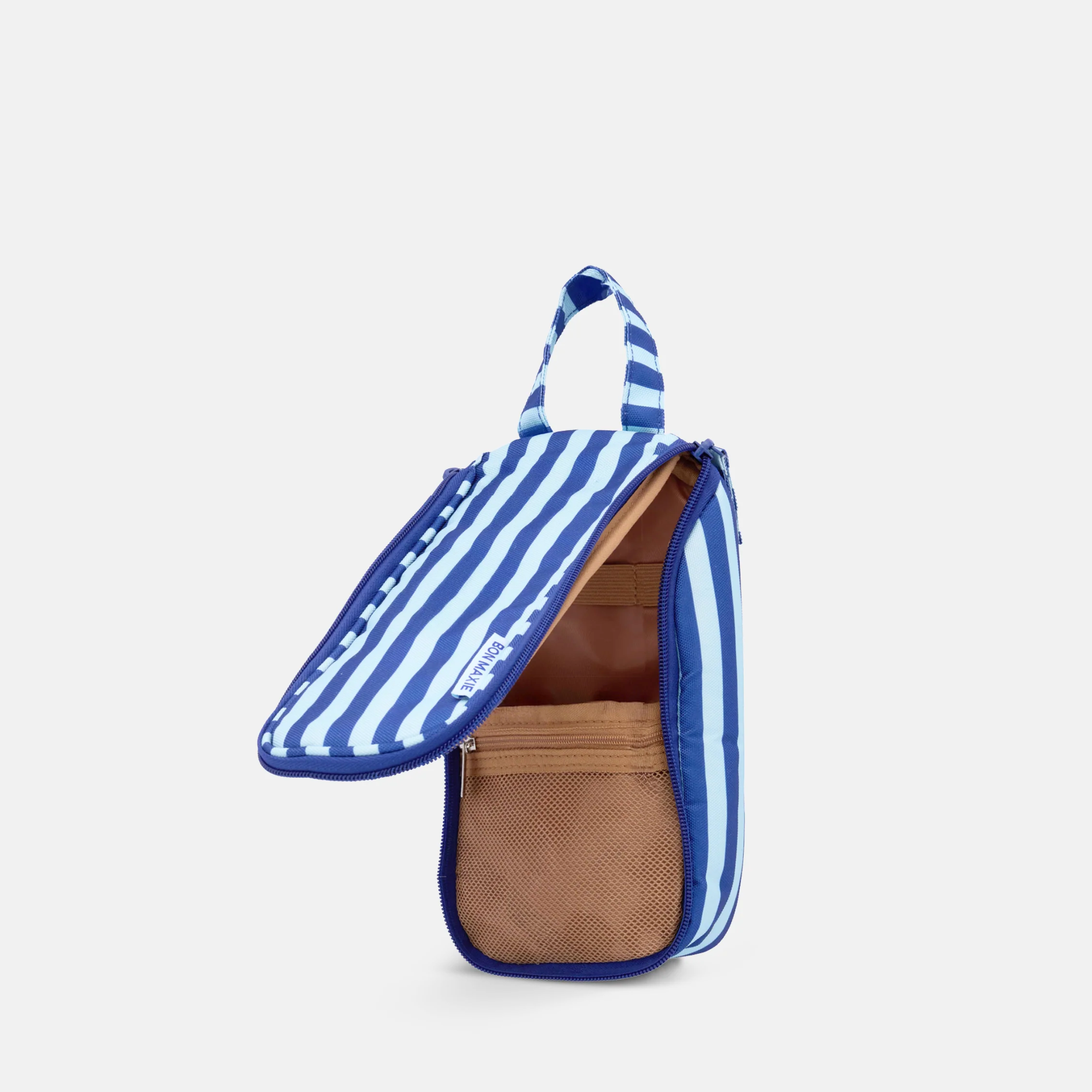 Slimline Hanging Toiletry Bag - Blue Stripes