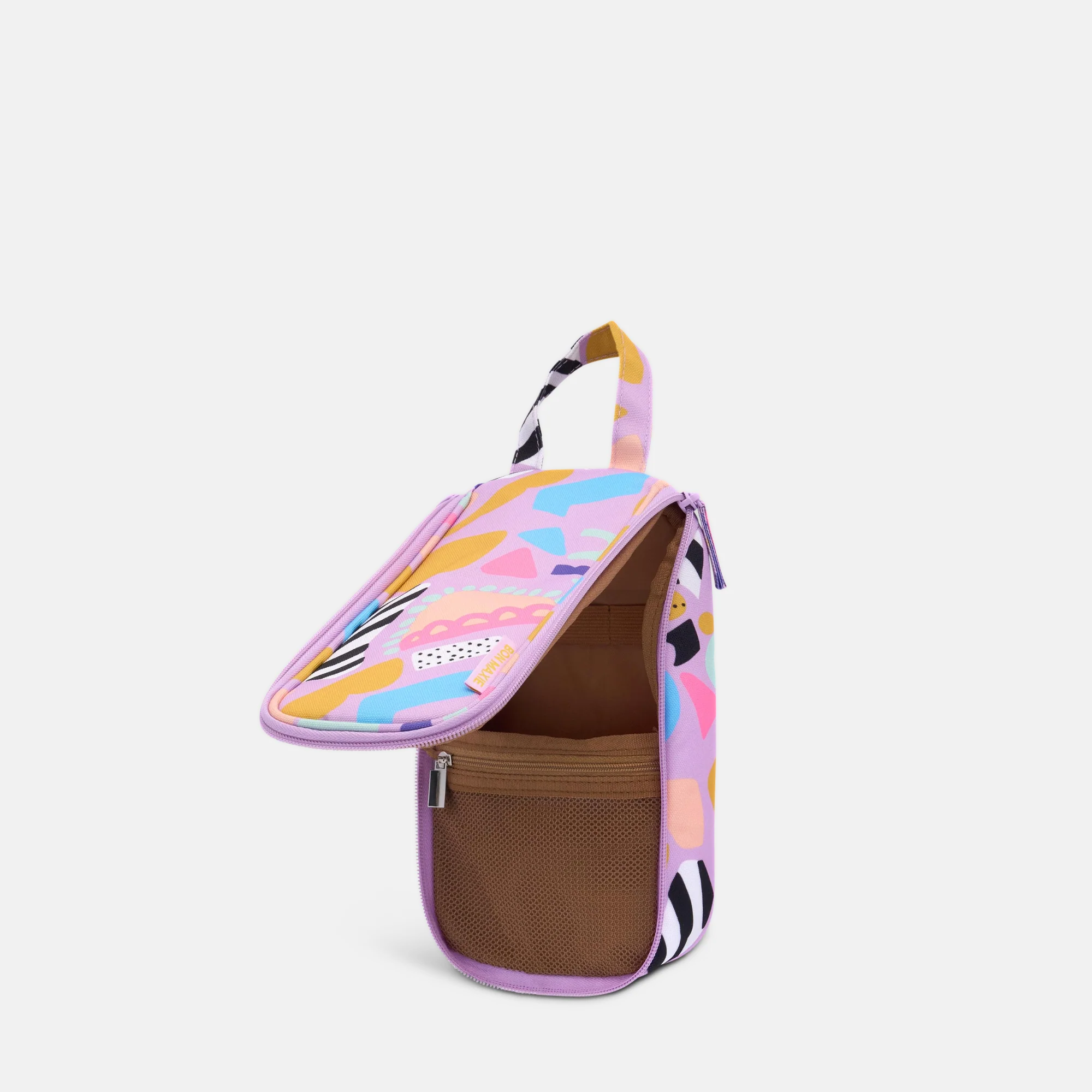 Slimline Hanging Toiletry Bag - Eye Love Purple