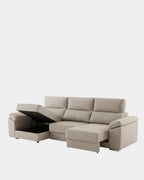 Sofá Chaiselongue Sove Crudo