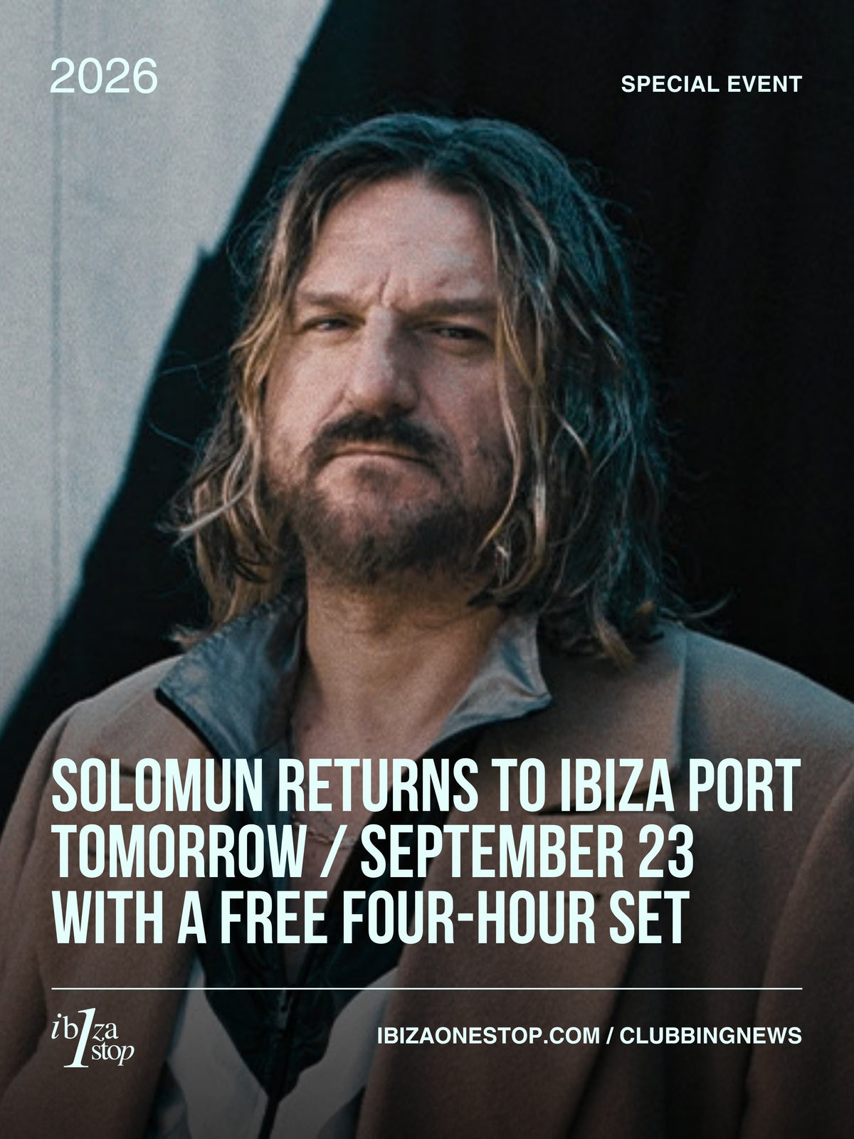 Solomun Returns to Ibiza Port Tomorrow, September 23, for the 11th Time With a Free Open-Air Set