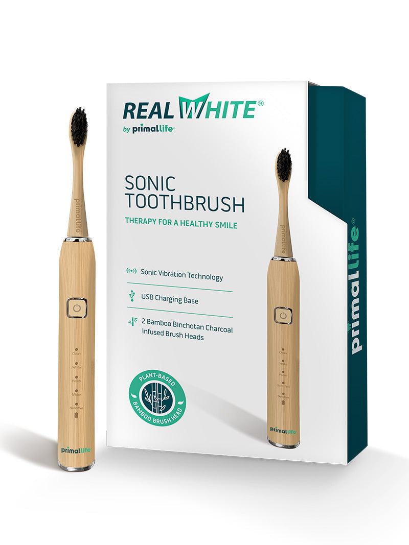 Loyal Customer Real White Sonic Toothbrush By Primal Life Organics