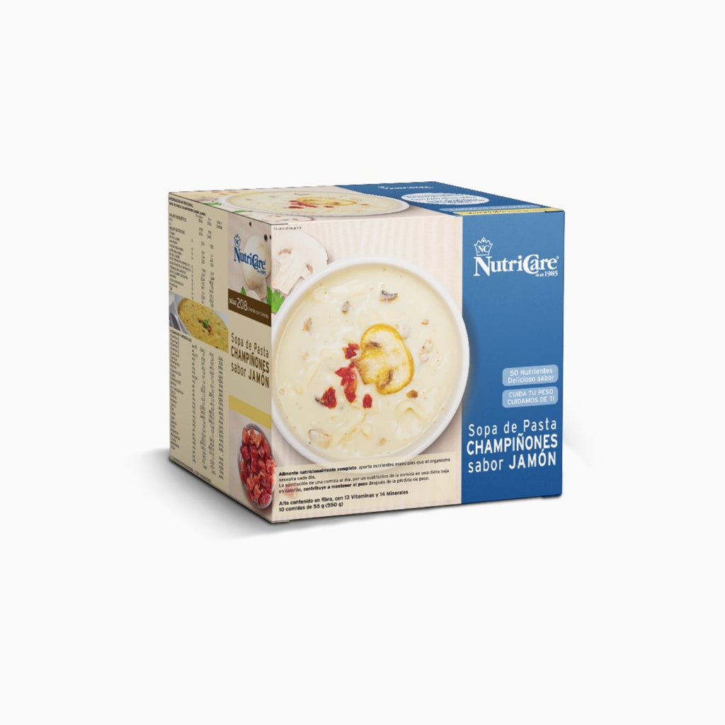 Sopa de Pasta Champiñones sabor Jamón