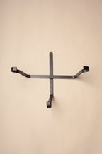 Soporte para pared de hierro para lebrillos