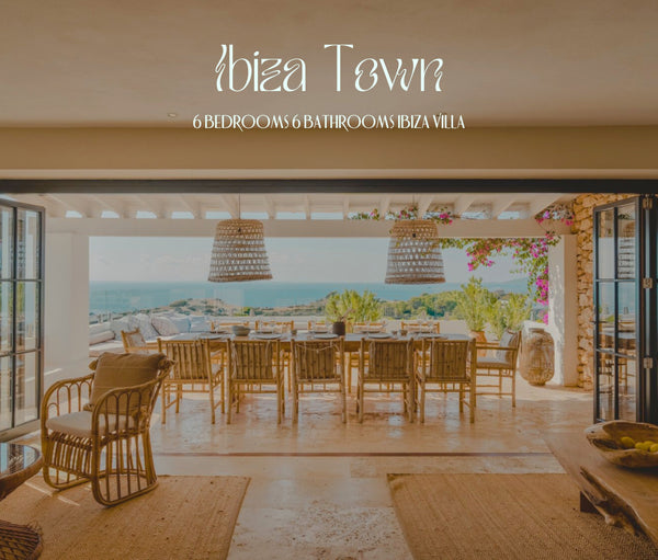 Spacious Stylish Villa with Beautiful Sea Views to Formentera in Ibiza Town