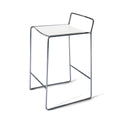 Spindle Counter Stool in Glossy White