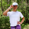 Sprints Womens Core Zero Tech Tee - Vault Jag White