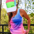 Sprints Womens Running Tank - Skiddle Stratification