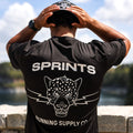 Sprints Mens Core Zero Tech Tee - Vault Jag Black