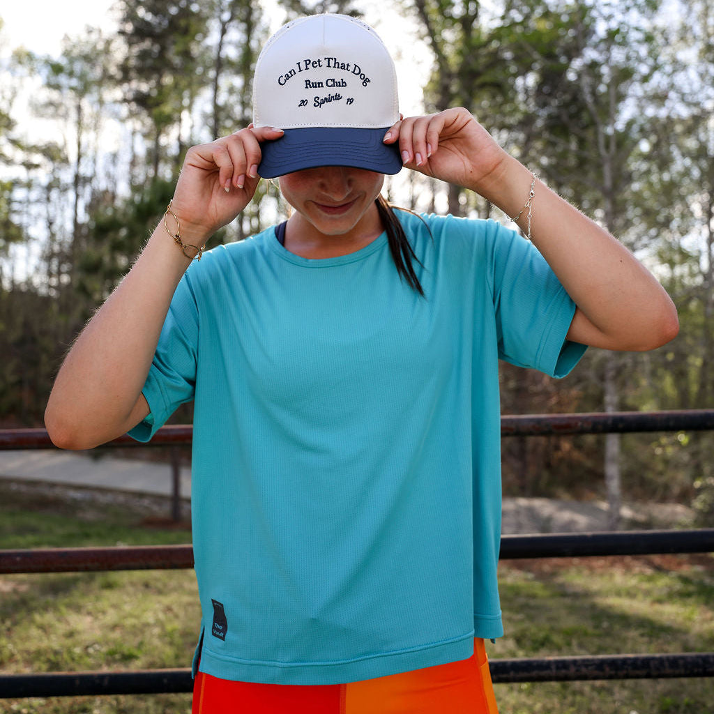 Sprints Womens Core Zero Tech Tee - Vault Jag Teal