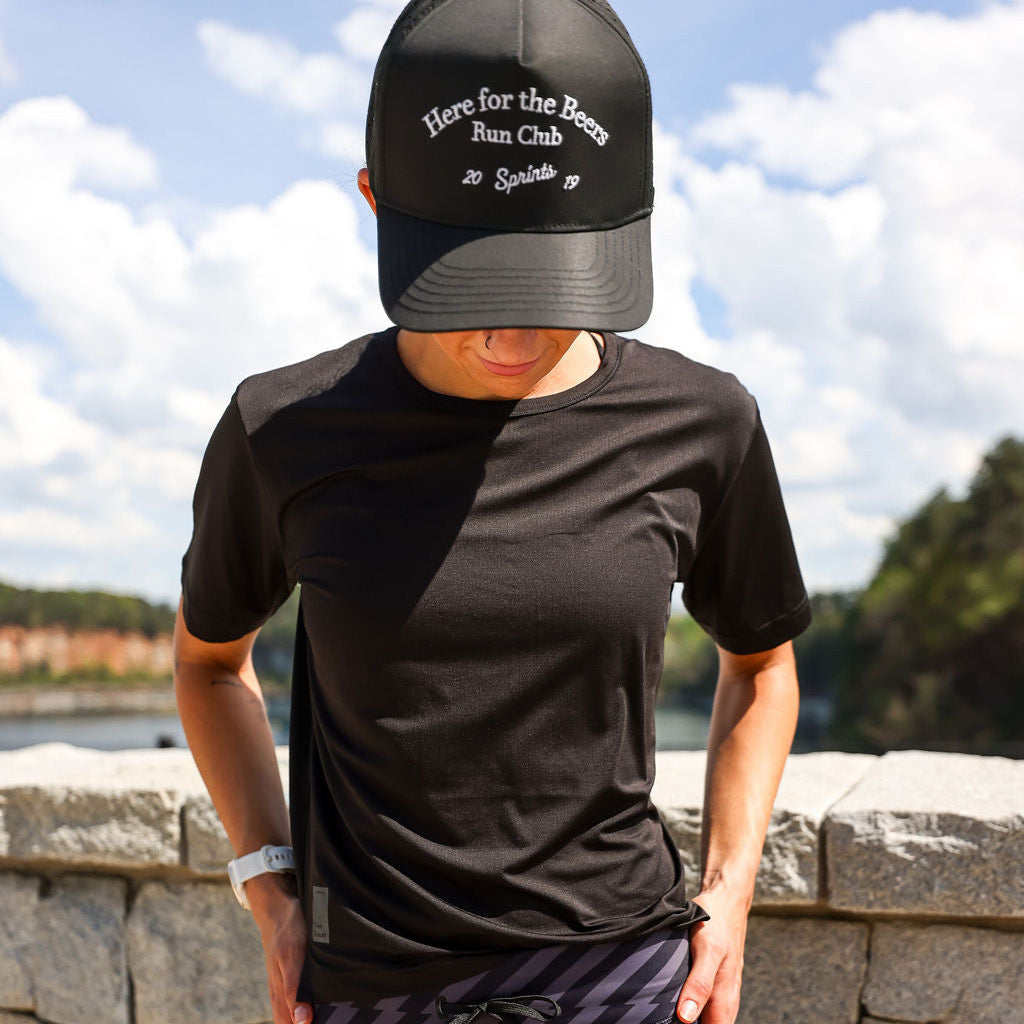 Sprints Womens Core Zero Tech Tee - Vault Jag Black
