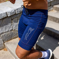 Sprints Mens Flexion 8" Half Tights - Stealth Navy