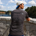 Sprints Mens Core Zero Tech Tee - Vault Jag Charcoal