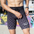 Sprints Mens Flexion 8" Half Tights - Gridlock Grandstand Midnight