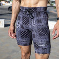 Sprints Mens Flexion 8" Half Tights - Paisley Probs