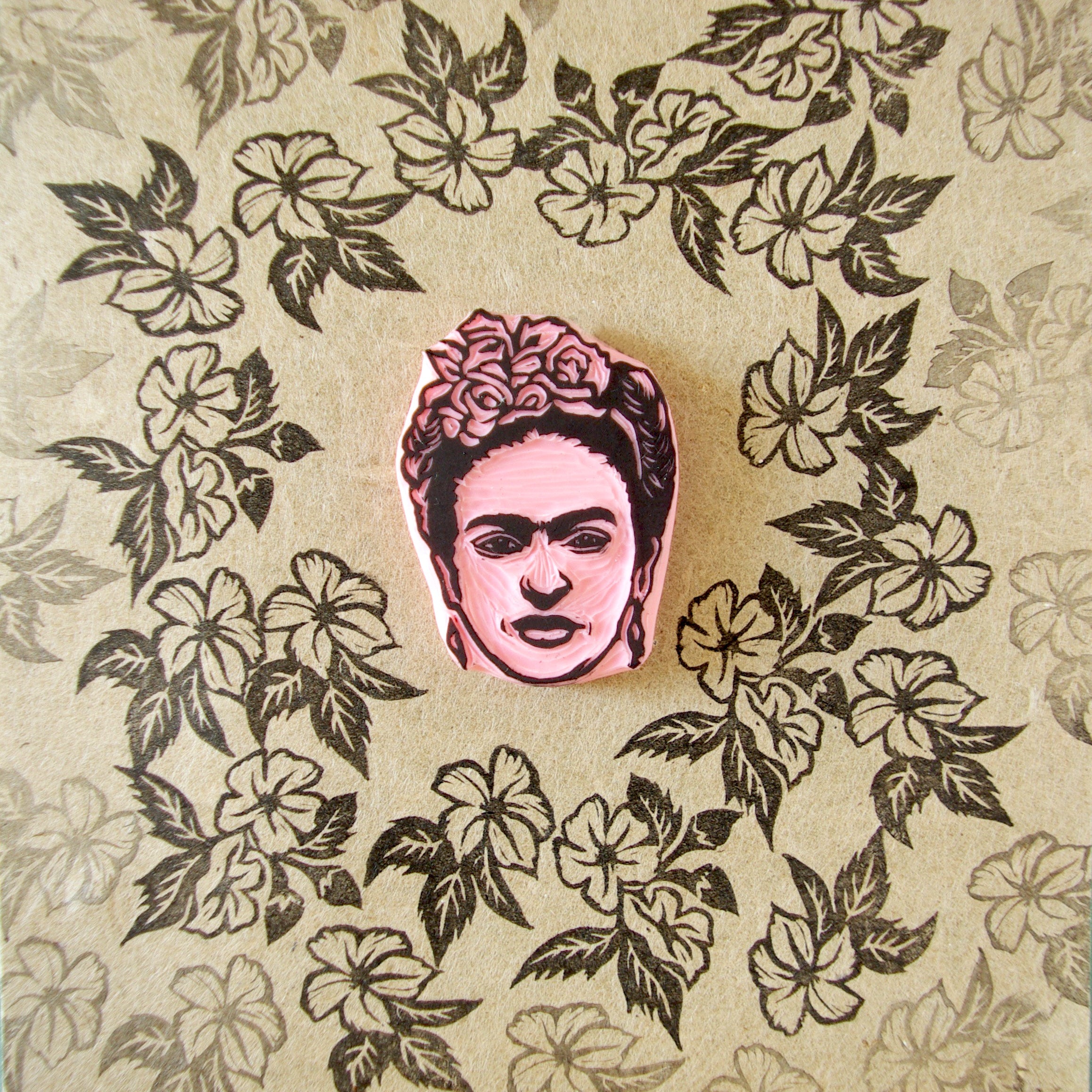 Frida rubber stamp