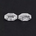 Step Cut Octagon Lab Diamond Matching Pair