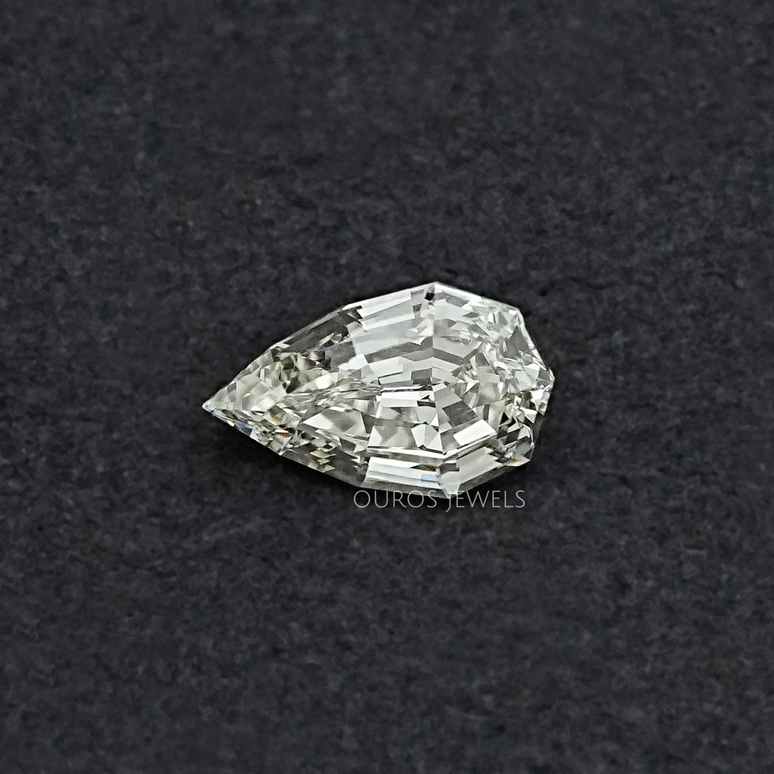 Step Cut Pear Lab Grown Loose Diamond