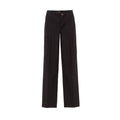 Straight Wool Pants With A Buckle