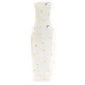 Strapless Dress With Signature Buttons | White