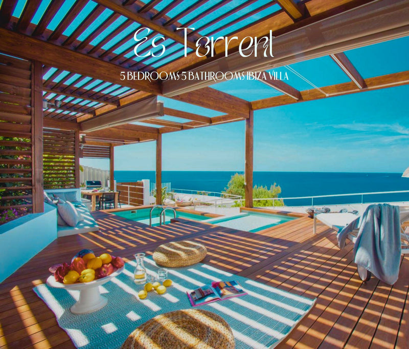 Stunning Seafront 5-Bedroom Ibiza Villa with Super Chill Island Vibes near Es Torrent