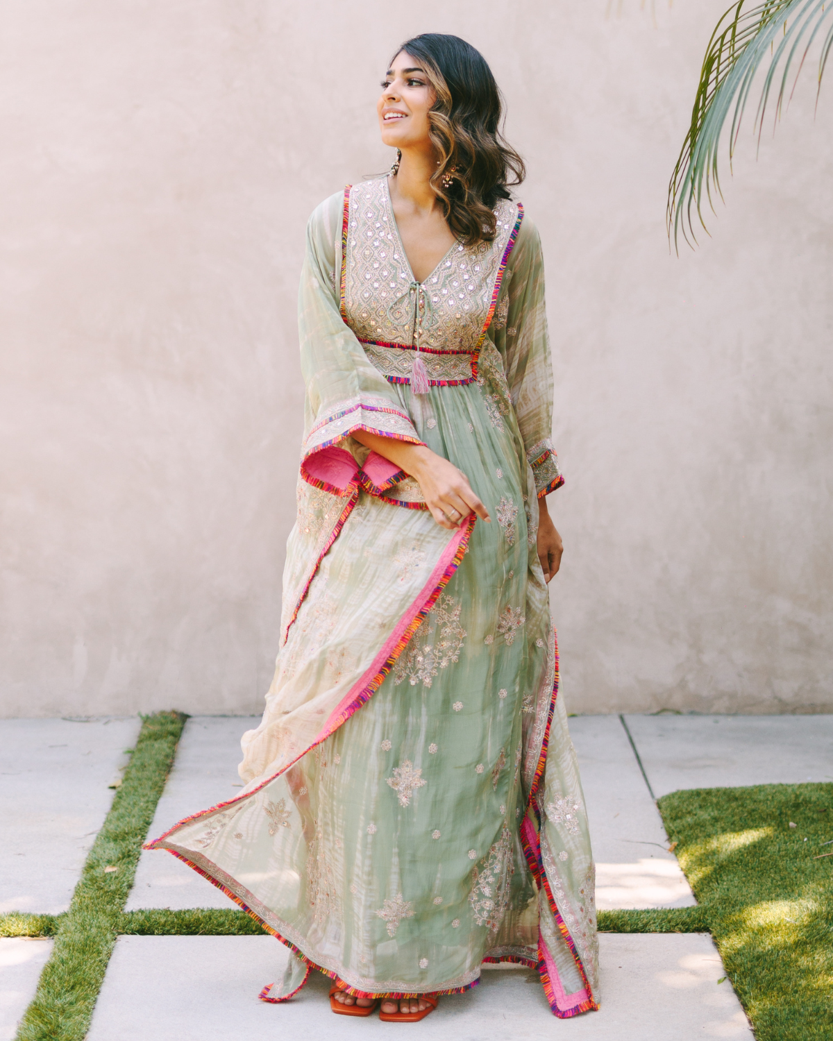 Shamsha Kaftan By KYNAH, Luxury Indian Fashion & Bridal Wear