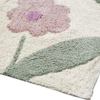 Alfombra Infantil lavable | SUNNY FLOWERS ROSA