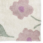 Alfombra Infantil lavable | SUNNY FLOWERS ROSA