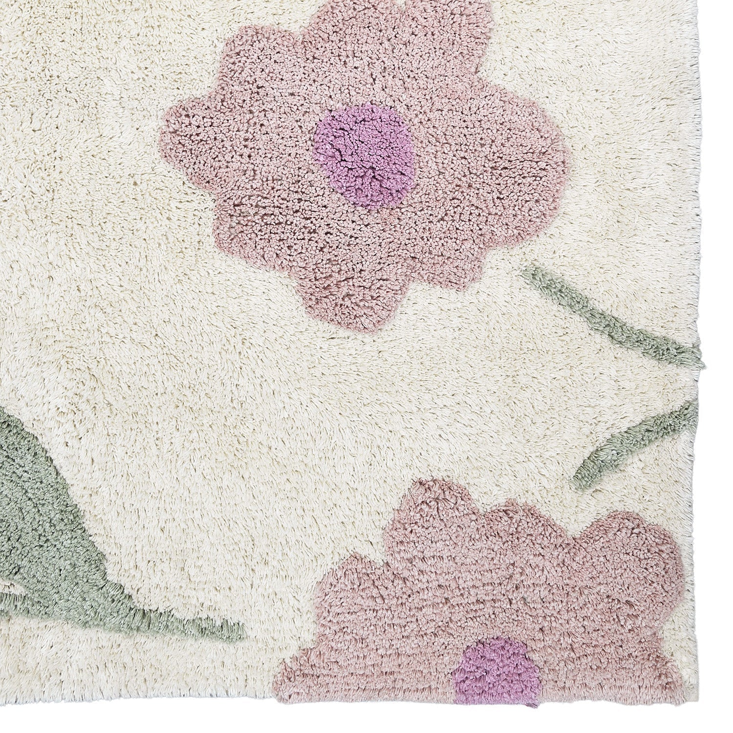 Alfombra Infantil lavable | SUNNY FLOWERS ROSA