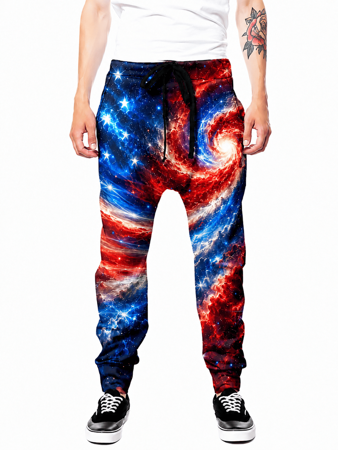 Star Spangled Spiral Joggers