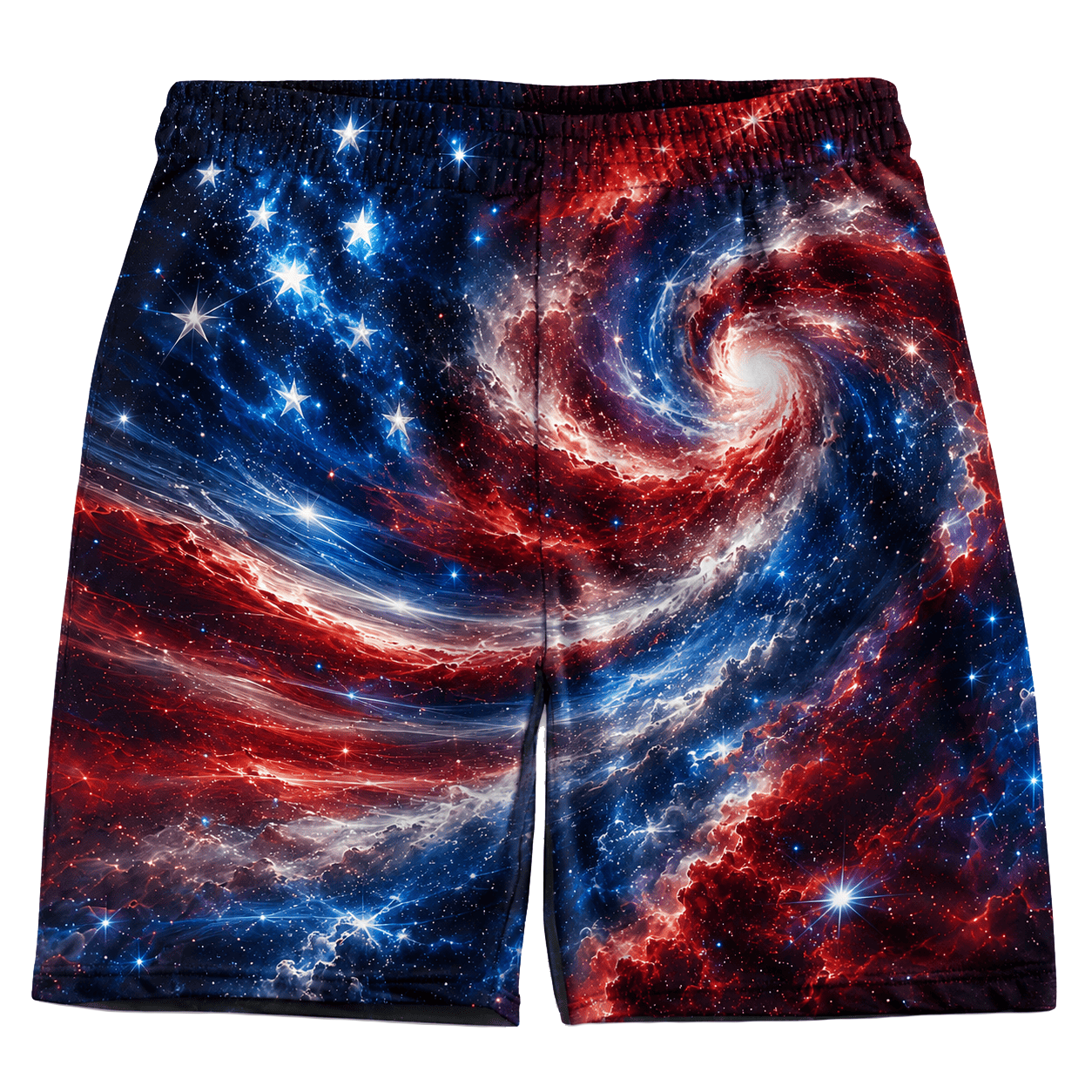 Star Spangled Spiral Weekend Shorts