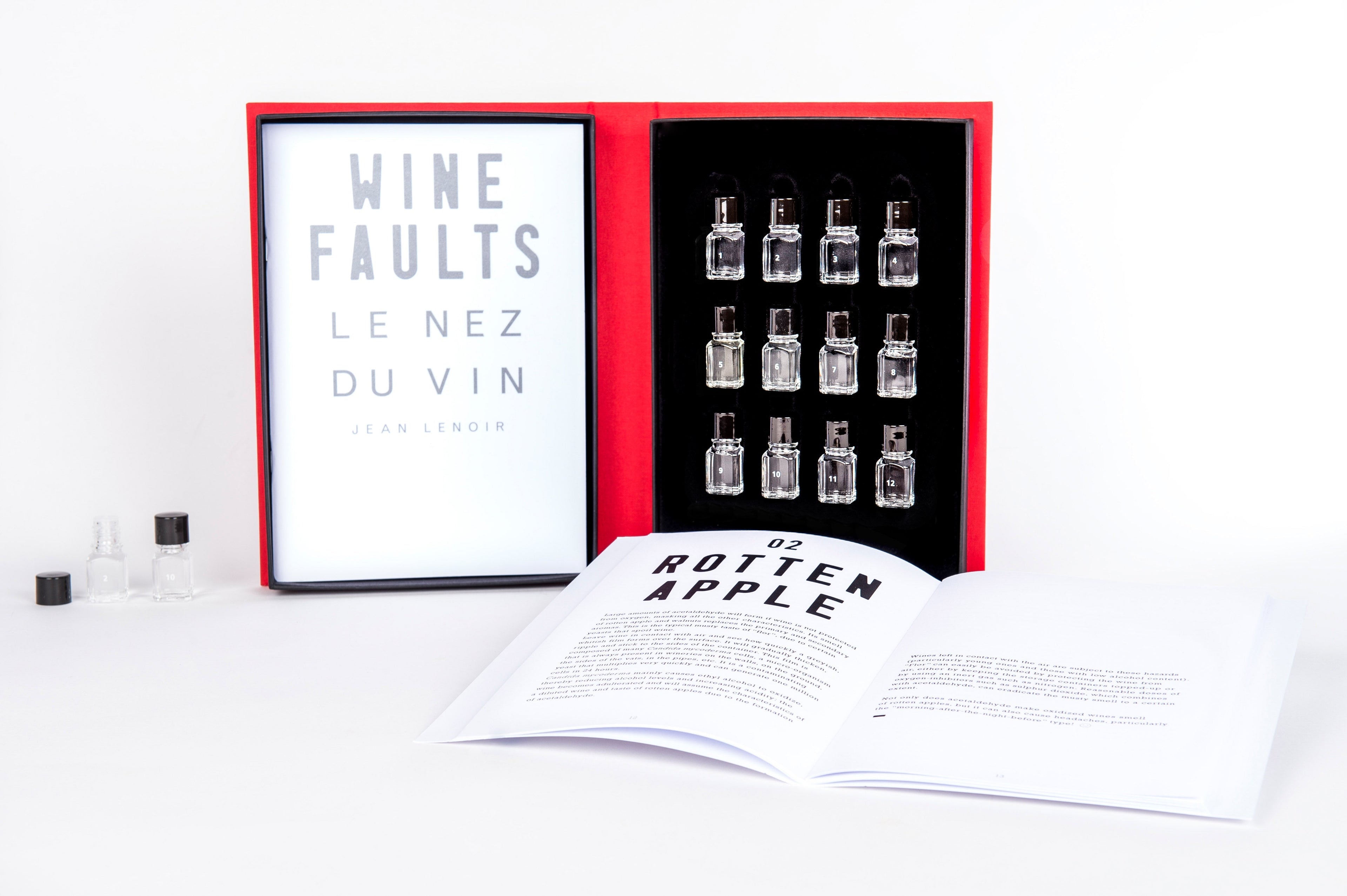 Le Nez du Vin - "The Faults" 12 Wine Aroma Kit by Jean Lenoir