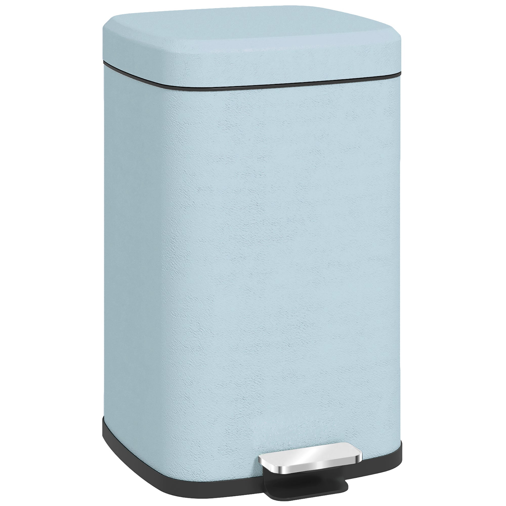 20L Fingerprint Proof Kitchen Bin with Foot Pedal & Removable Inner Bucket, Light Green